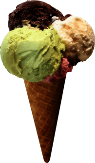 Horn Three Tastes Ice Cream