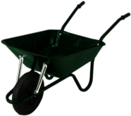 Dark Green Wheelbarrow