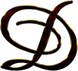 Capital Letter D Red