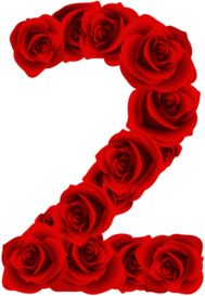 Red Roses Two Number