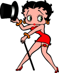 Betty Boop Top Hat