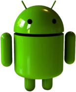 Android Robot Plastic Figurine
