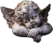 Cute Sleeping Angel Statue