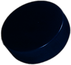 Blue Ice Hockey Puck