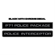 Police Interceptor Decals