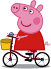 Peppa Pig on A Bike