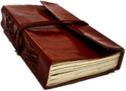 Leather Bound Book With Strap