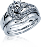 Silver Ring Diamond Jewelry