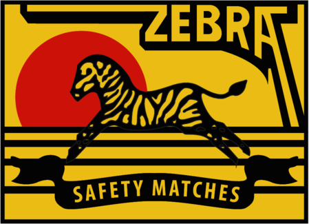 Zebra Safety Matches