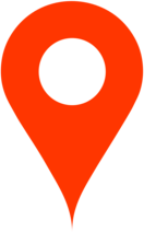 Orange Map Pin