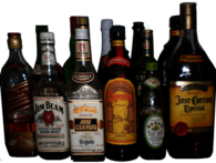 Collection Of Alcohol Bottles
