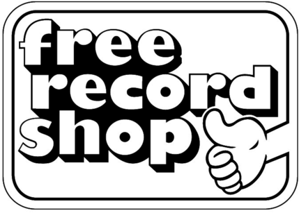 Free Record Shop - zwart/wit