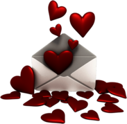 Letter Full Of Hearts