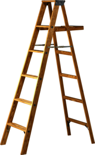 Double Wood Ladder