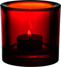 Water Red Candle