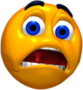 Emoticon Scared