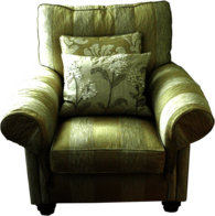 Old Green Armchair