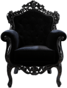 Armchair Black Royal