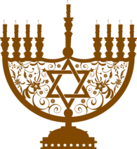 Menorah Gold Clipart