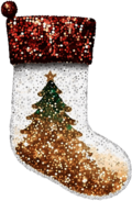 Luxurious Shiny Christmas Stocking