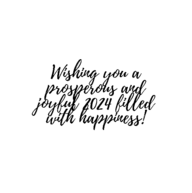 New Year 2024 Prosperous Year