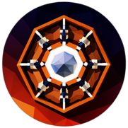 A barn transformed into a dance floor, with a zydeco band making everyone shimmy and shake. low poly app icon