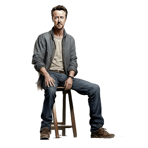 Edward Norton posing