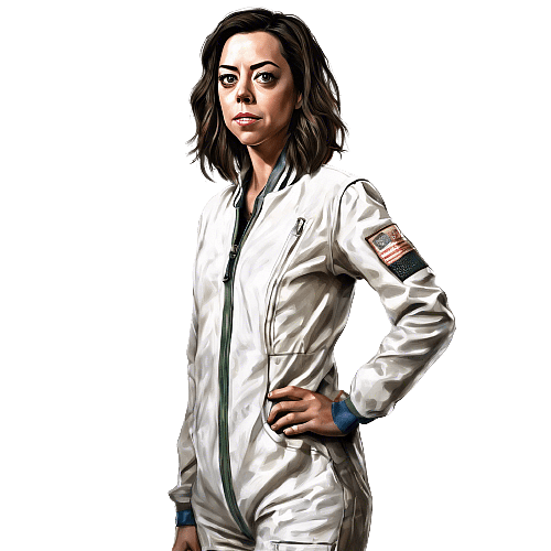 Aubrey Plaza Posing