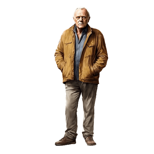 Anthony Hopkins posing