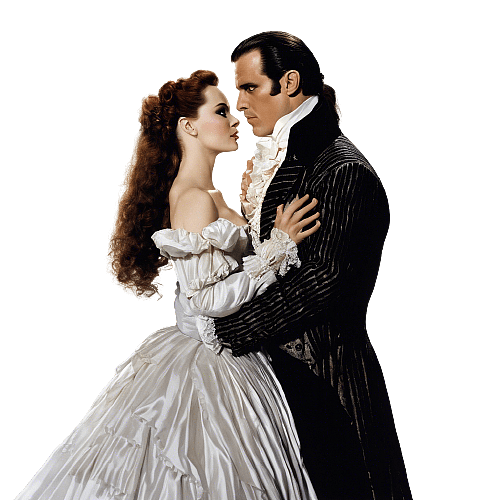 Christine and Raoul in The Phantom of the Opera