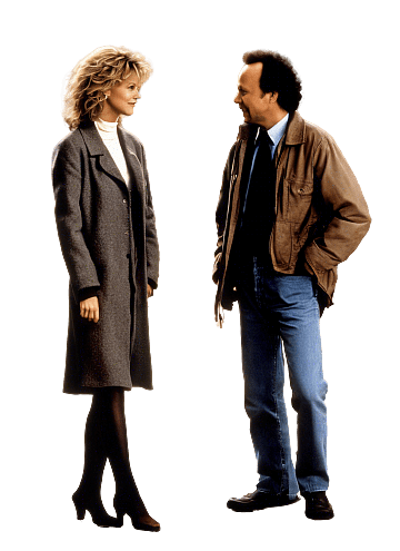 Meg Ryan and Billy Crystal in When Harry Met Sally