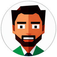 Dentist, Minimalist App Icon - Circle Icon Bevel Border