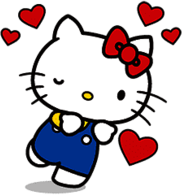 Hello Kitty Sending Love