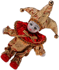 Small Harlequin Doll