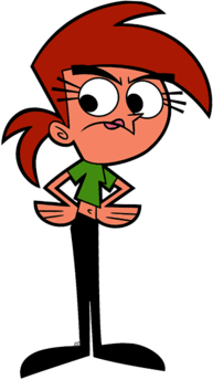 The Fairly OddParents Character Vicky Looking Angry