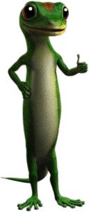 Geico Gecko Thumb Up