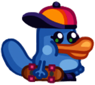 Lips the Duck Billed Brattypus With His Skateboard