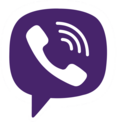 Viber logo white edge