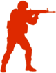 Counter Strike Soldier orange
