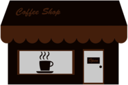 Storefront of Coffeeshop