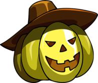 Pumpkin With Hat