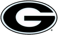 Georgia Bulldogs black G 