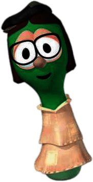 French Girl the Green Onion