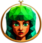 Sea Witch, Fairytale Character - Circle App Icon | Fan Art