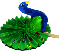 Paper Peacock
