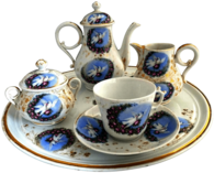 Victorian Porcelain Tea Set