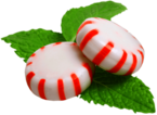 White and Red Peppermint Lozanges
