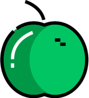 Green Apple Icon