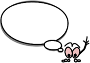 Speech Bubble Hand Up to the Right