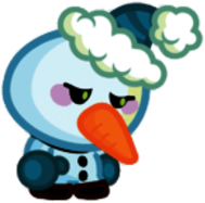 Tomba the Wistful Snowtot Looking Sad